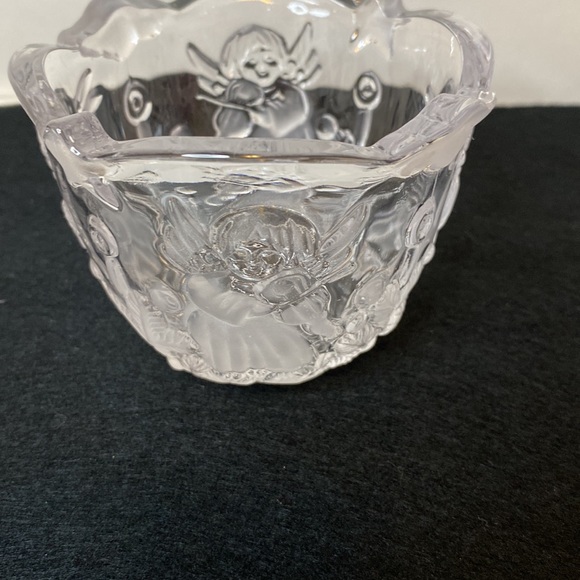 Vintage Mikasa Holiday Cherub Pattern Votive or Tea light Holder - Picture 3 of 5